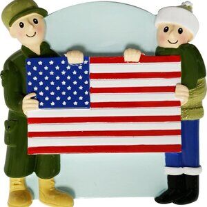 Military Couple Ornament